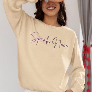 Speak Now Sand Sweatshirt / Taylor Swift / Sweatshirt / Speak Now